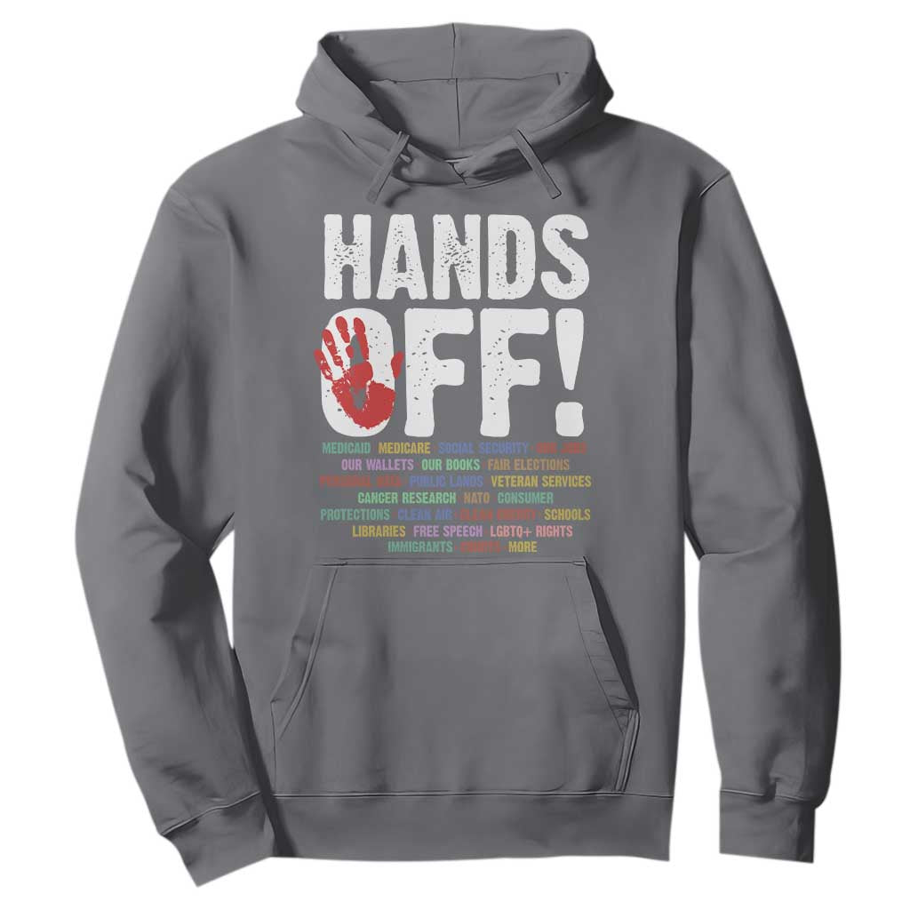 Resist Hands Off Hoodie Protect USA American We The People TS02 Charcoal Print Your Wear