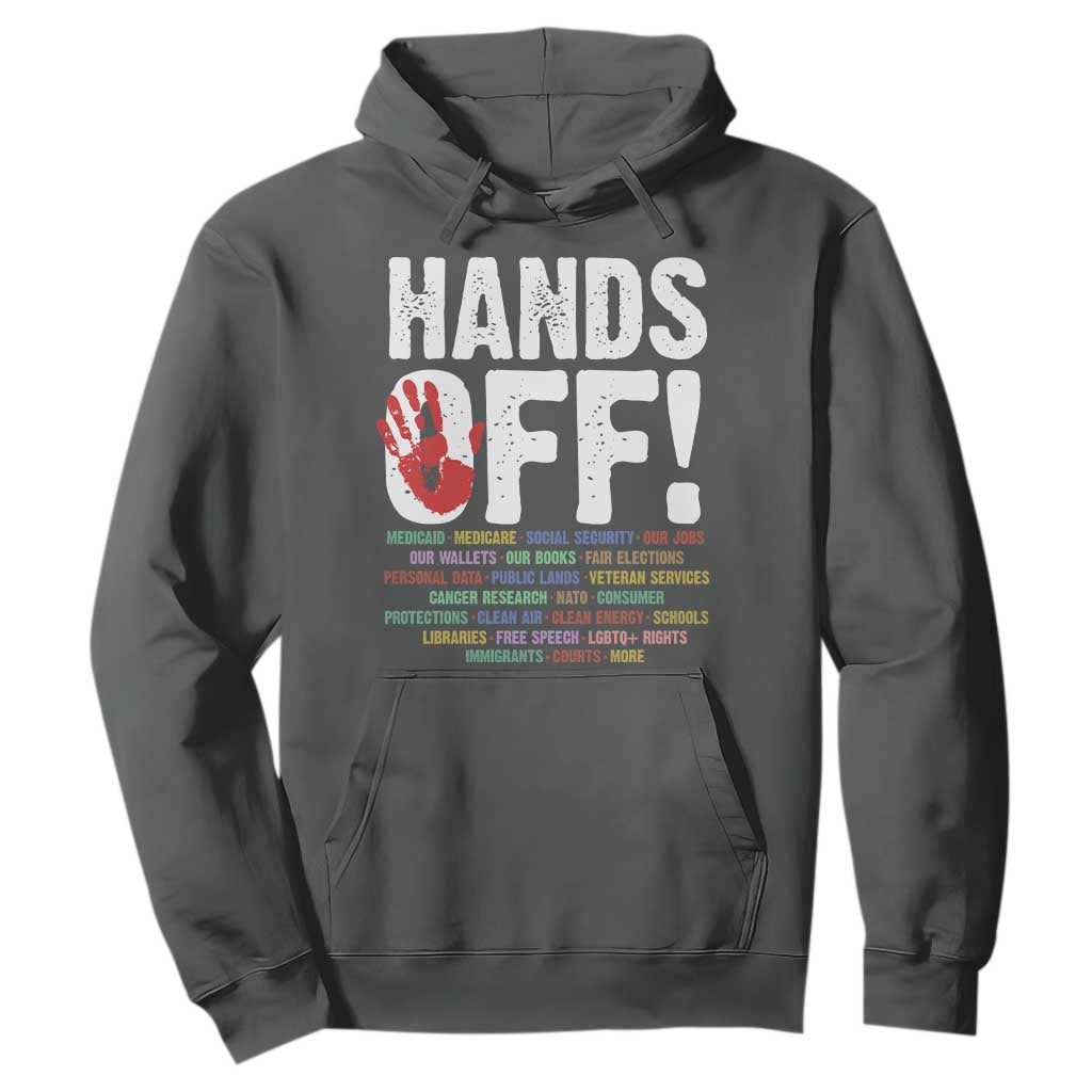 Resist Hands Off Hoodie Protect USA American We The People TS02 Dark Heather Print Your Wear