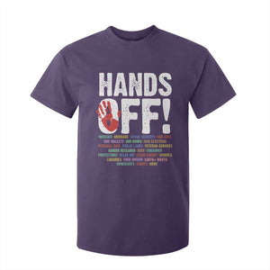 Resist Hands Off T Shirt For Kid Protect USA American We The People TS02 Purple Print Your Wear