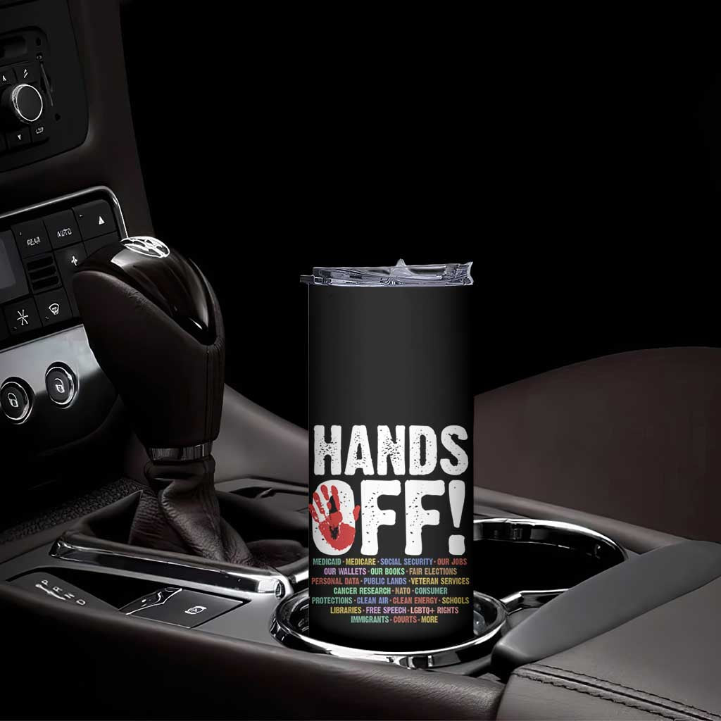 Resist Hands Off Skinny Tumbler Protect USA American We The People TS02 Print Your Wear