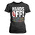 Resist Hands Off T Shirt For Women Protect USA American We The People TS02 Black Print Your Wear