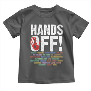 Resist Hands Off Toddler T Shirt Protect USA American We The People TS02 Dark Heather Print Your Wear