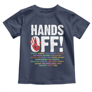 Resist Hands Off Toddler T Shirt Protect USA American We The People TS02 Navy Print Your Wear