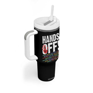 Resist Hands Off Tumbler With Handle Protect USA American We The People TS02 Print Your Wear