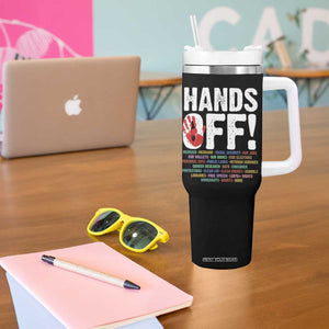 Resist Hands Off Tumbler With Handle Protect USA American We The People TS02 Print Your Wear