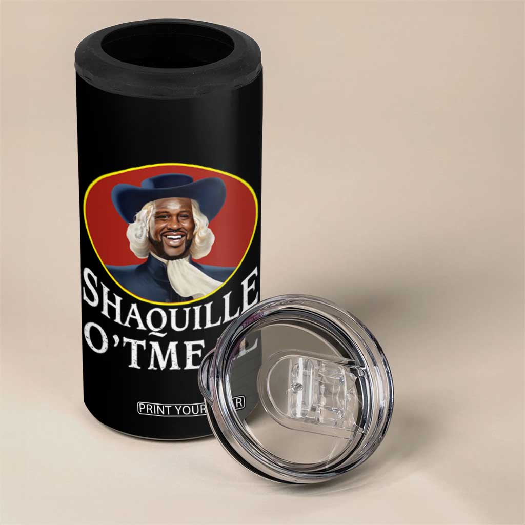 Funny Shaquille Oatmeal 4 in 1 Can Cooler Tumbler Shaq O'neal Meme Cereal Parody TS02 Print Your Wear