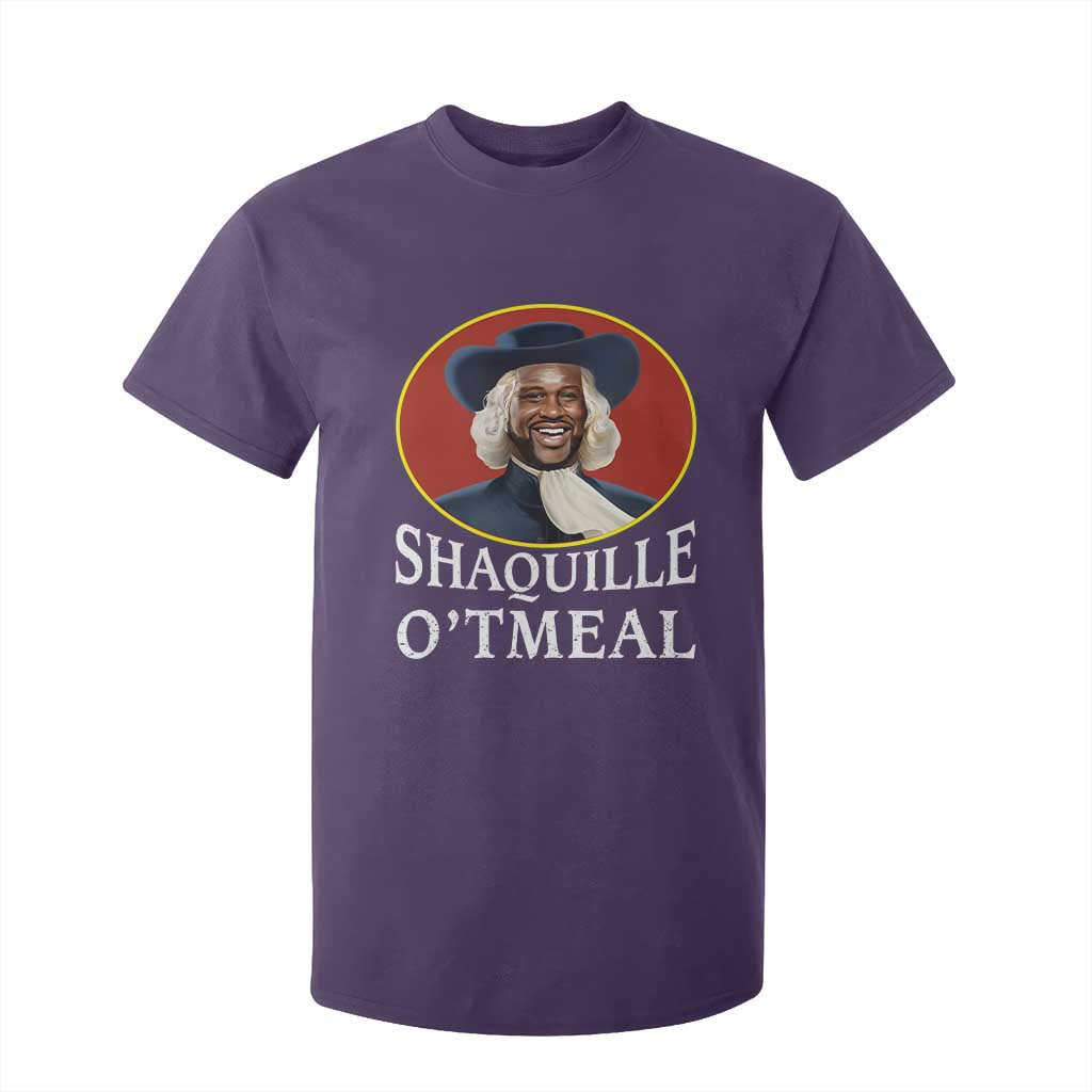 Funny Shaquille Oatmeal T Shirt For Kid Shaq O'neal Meme Cereal Parody TS02 Purple Print Your Wear