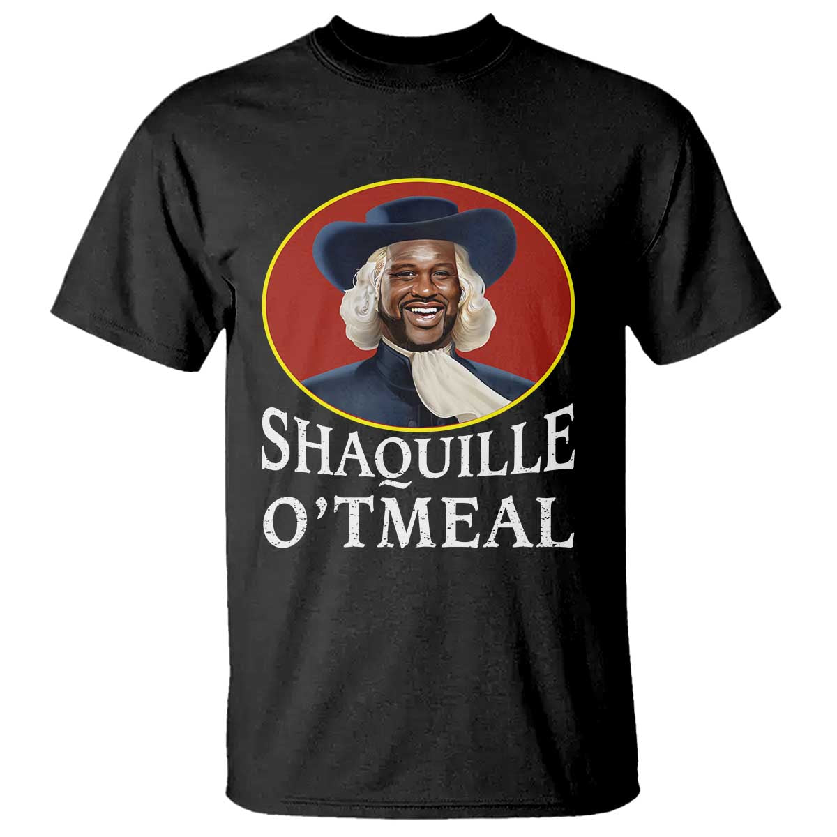 Funny Shaquille Oatmeal T Shirt Shaq O'neal Meme Cereal Parody TS02 Black Print Your Wear