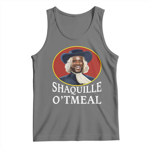 Funny Shaquille Oatmeal Tank Top Shaq O'neal Meme Cereal Parody TS02 Black Heather Print Your Wear