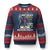 Autism Mom Ugly Christmas Sweater Who Never Gives Up Family Support Autistic TS02 Navy Red Print Your Wear