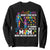 Autism Mom Sweatshirt Who Never Gives Up Family Support Autistic TS02 Black Print Your Wear