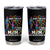 Autism Mom Tumbler Cup Who Never Gives Up Family Support Autistic TS02 Black Print Your Wear