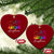 Autism Acceptance Ceramic Ornament Advocate Educate Accomodate Include Rainbow Infinity Symbol TS02 Print Your Wear