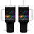 Autism Acceptance Tumbler With Handle Advocate Educate Accomodate Include Rainbow Infinity Symbol TS02 One Size: 40 oz Black Print Your Wear