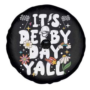 It's Derby Day Y'All Spare Tire Cover Retro Groovy KY Horse Racing TS02 Print Your Wear