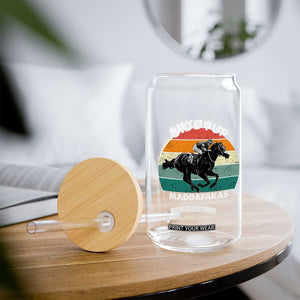 Giddy Up Madafakas Retro Sunset Horse Racing Glass Can Funny Sarcastic Equestrian Jockey Vintage 70s TS02 Print Your Wear