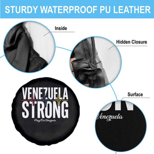 Venezuela Strong Venezuelan Heartbeat Spare Tire Cover Solidarity Resilience Hope and Prayer TS02 Print Your Wear