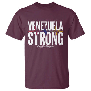 Venezuela Strong Venezuelan Heartbeat T Shirt Solidarity Resilience Hope and Prayer