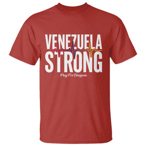Venezuela Strong Venezuelan Heartbeat T Shirt Solidarity Resilience Hope and Prayer