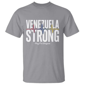 Venezuela Strong Venezuelan Heartbeat T Shirt Solidarity Resilience Hope and Prayer