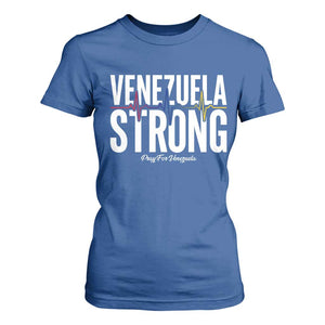 Venezuela Strong Venezuelan Heartbeat T Shirt For Women Solidarity Resilience Hope and Prayer