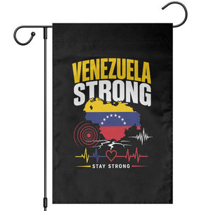 Venezuela Strong Support and Solidarity Garden Flag Patriotic Venezuelan Flag Country Map