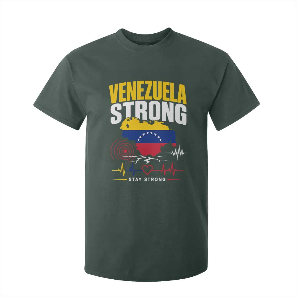 Venezuela Strong Support and Solidarity T Shirt For Kid Patriotic Venezuelan Flag Country Map