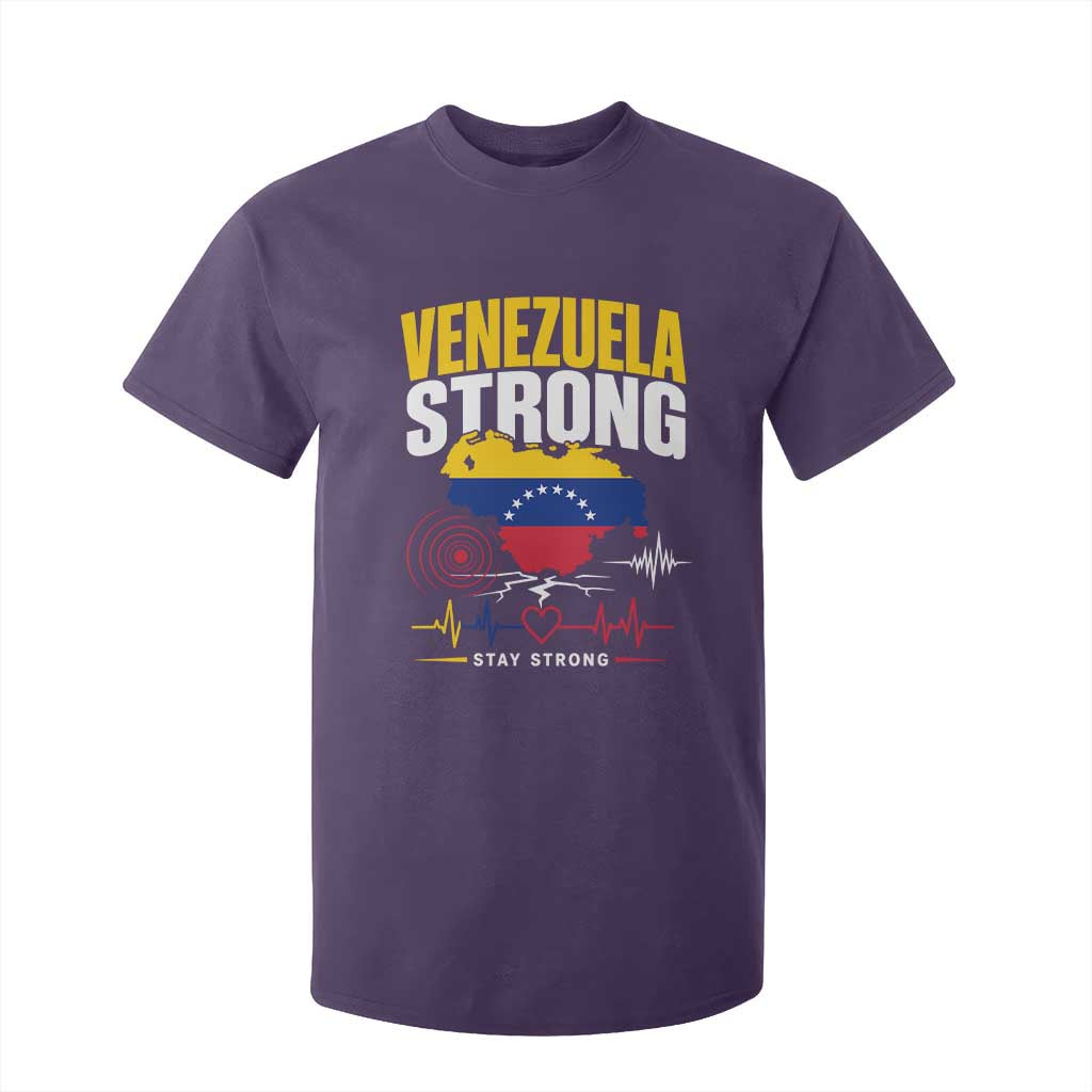 Venezuela Strong Support and Solidarity T Shirt For Kid Patriotic Venezuelan Flag Country Map