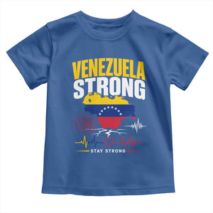 Venezuela Strong Support and Solidarity Toddler T Shirt Patriotic Venezuelan Flag Country Map