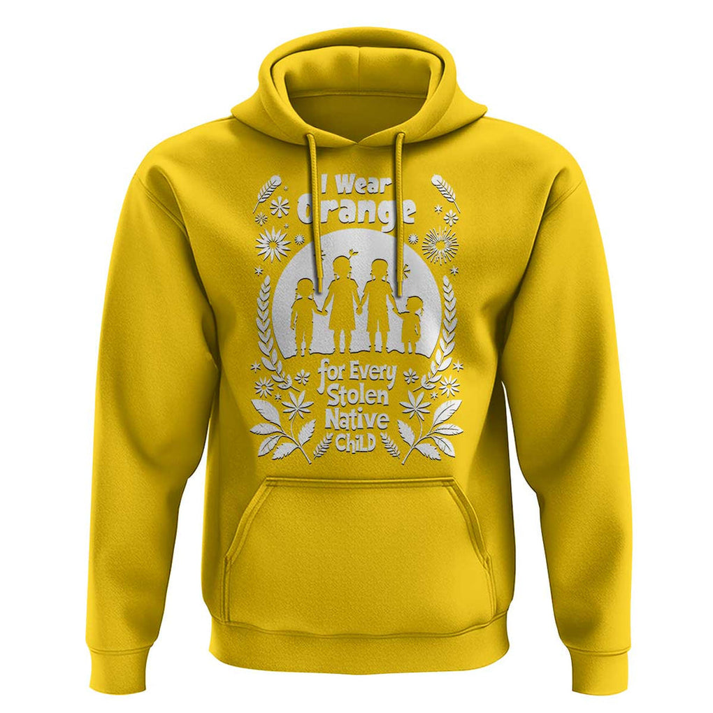 Orange Shirt Day Hoodie I Wear Orange For Every Stolen Native Child Support American Indian TS02 Daisy Print Your Wear