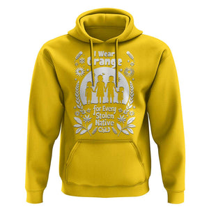 Orange Shirt Day Hoodie I Wear Orange For Every Stolen Native Child Support American Indian TS02 Daisy Print Your Wear