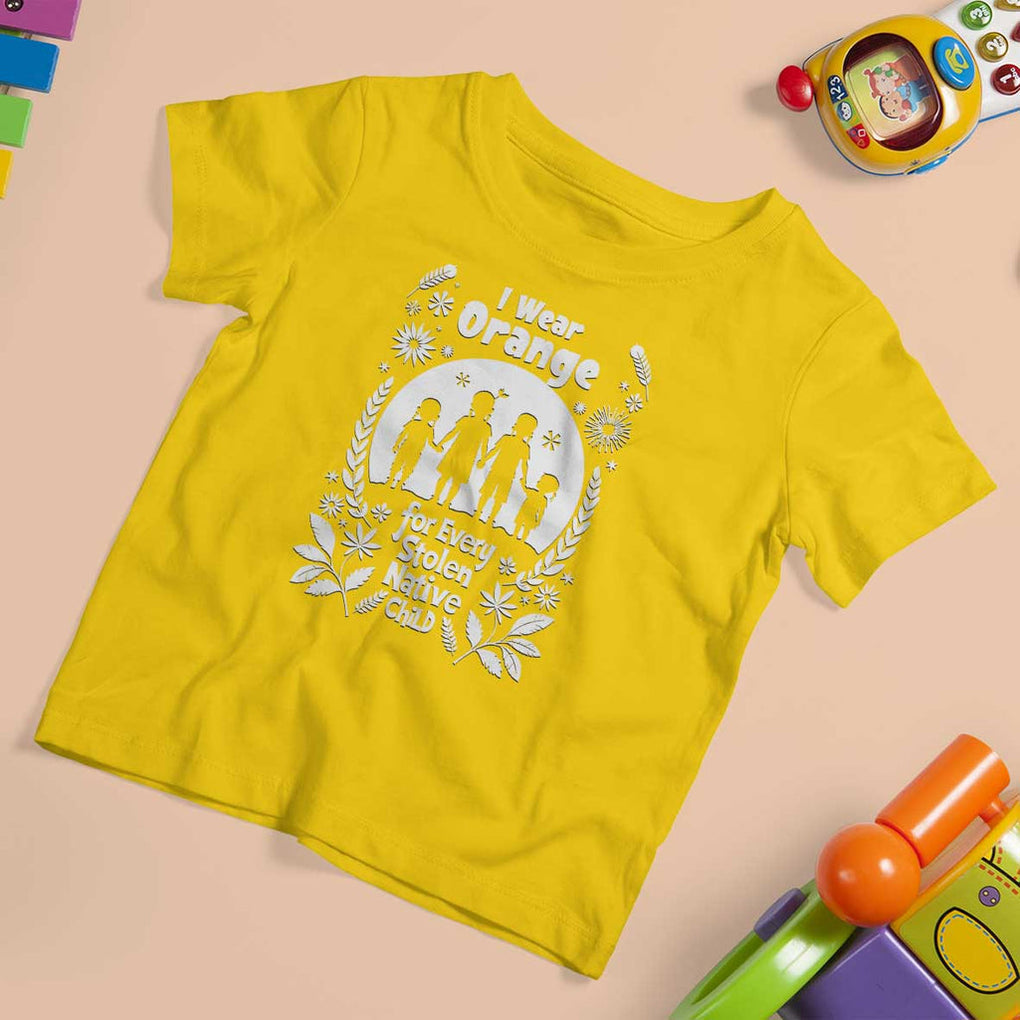 Orange Shirt Day T Shirt For Kid I Wear Orange For Every Stolen Native Child Support American Indian TS02 Daisy Print Your Wear