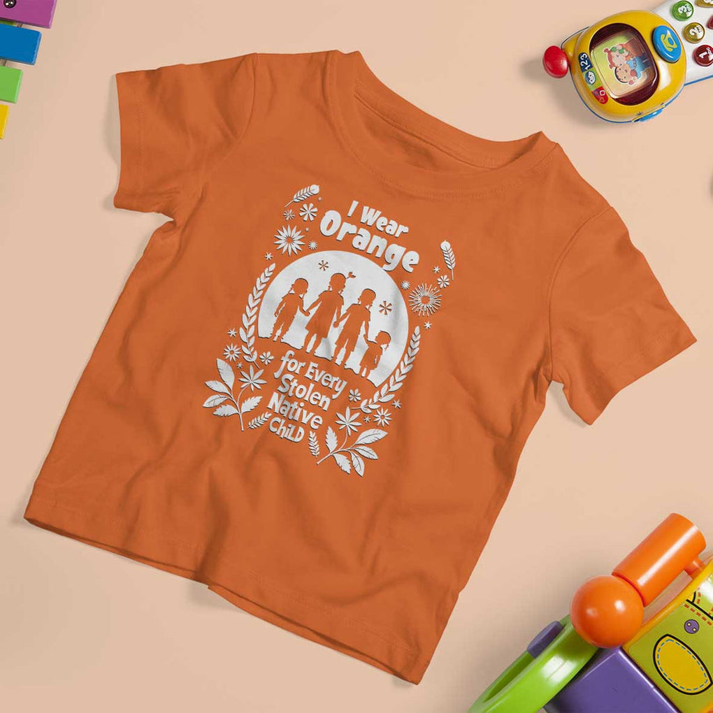 Orange Shirt Day T Shirt For Kid I Wear Orange For Every Stolen Native Child Support American Indian TS02 Orange Print Your Wear