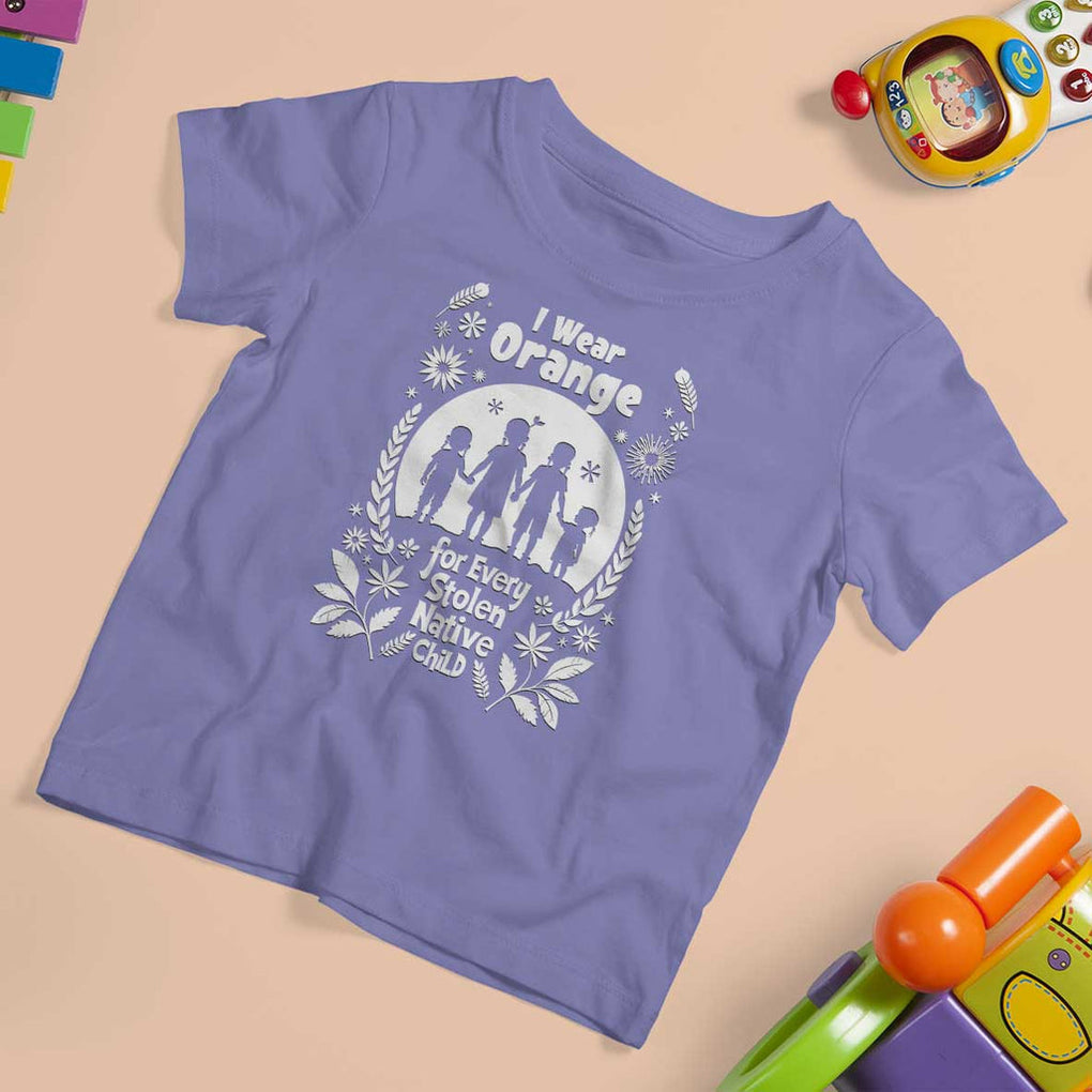 Orange Shirt Day T Shirt For Kid I Wear Orange For Every Stolen Native Child Support American Indian TS02 Violet Print Your Wear