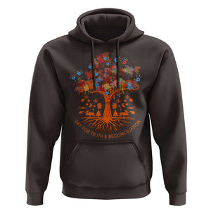 Orange Shirt Day Hoodie Every Child Native American Day for Truth and Reconciliation TS02 Dark Chocolate Print Your Wear