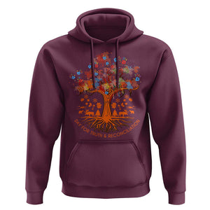 Orange Shirt Day Hoodie Every Child Native American Day for Truth and Reconciliation TS02 Maroon Print Your Wear