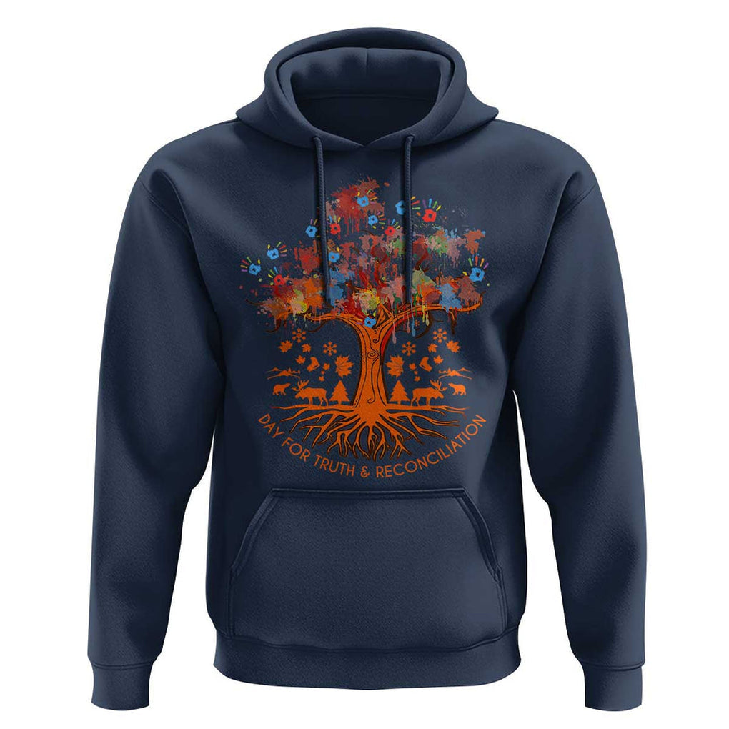 Orange Shirt Day Hoodie Every Child Native American Day for Truth and Reconciliation TS02 Navy Print Your Wear