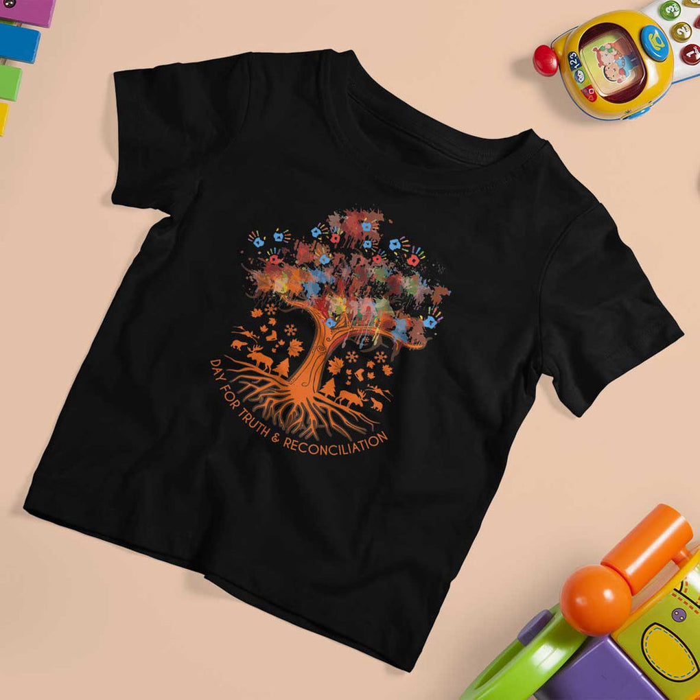 Orange Shirt Day T Shirt For Kid Every Child Native American Day for Truth and Reconciliation TS02 Black Print Your Wear
