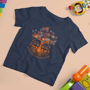 Orange Shirt Day T Shirt For Kid Every Child Native American Day for Truth and Reconciliation TS02 Navy Print Your Wear