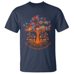 Orange Shirt Day T Shirt Every Child Native American Day for Truth and Reconciliation TS02 Navy Print Your Wear