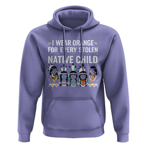 Orange Shirt Day Hoodie I Wear Orange For Every Stolen Native Child Indigenous American Indian TS02 Violet Print Your Wear