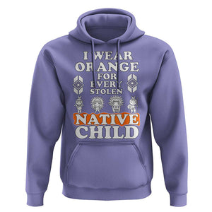 Orange Shirt Day Hoodie I Wear Orange For Every Stolen Native Child American Indian TS02 Violet Print Your Wear