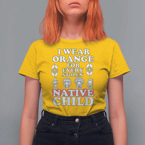 Orange Shirt Day T Shirt For Women I Wear Orange For Every Stolen Native Child American Indian TS02 Daisy Print Your Wear