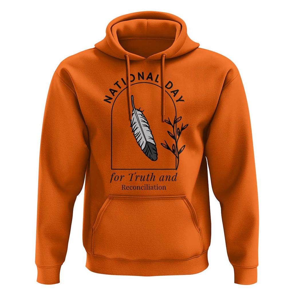 Orange Shirt Day Hoodie National Day For Truth And Reconciliation Native Feather TS02 Orange Print Your Wear