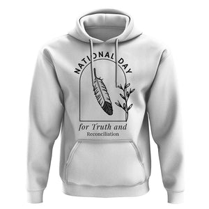 Orange Shirt Day Hoodie National Day For Truth And Reconciliation Native Feather TS02 White Print Your Wear