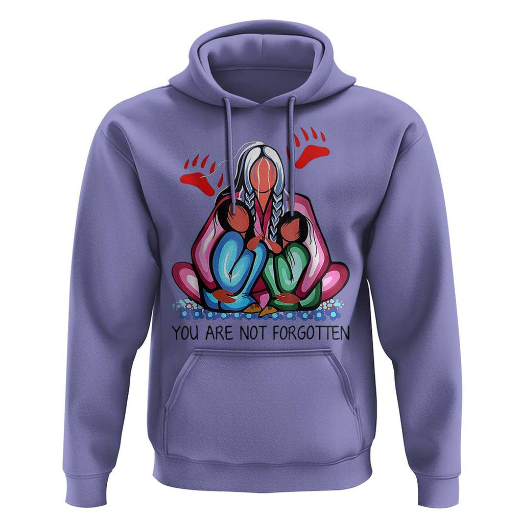 Orange Shirt Day Hoodie You Are Not Forgotten Native American Child TS02 Violet Print Your Wear
