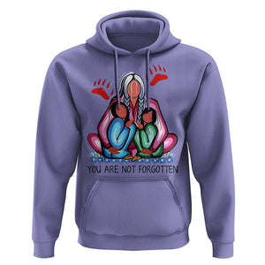 Orange Shirt Day Hoodie You Are Not Forgotten Native American Child TS02 Violet Print Your Wear