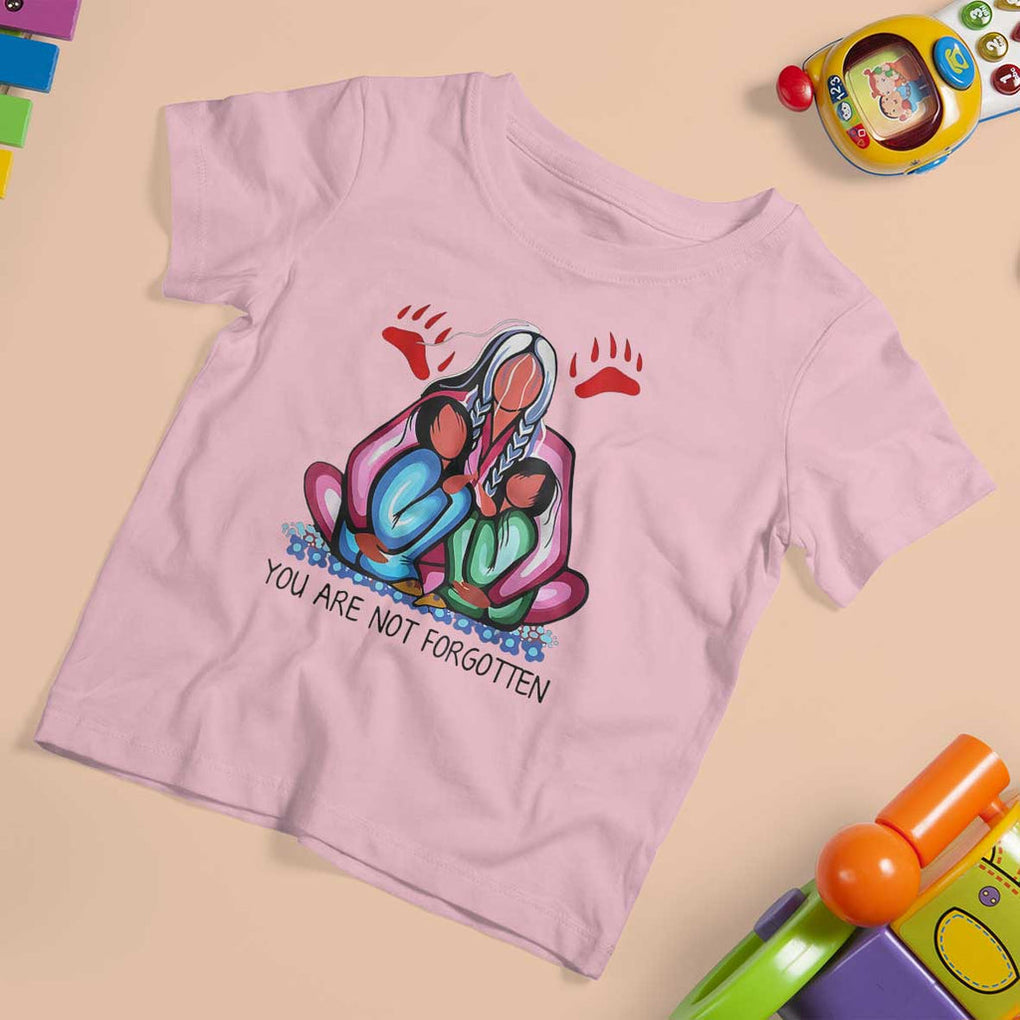 Orange Shirt Day T Shirt For Kid You Are Not Forgotten Native American Child TS02 Light Pink Print Your Wear