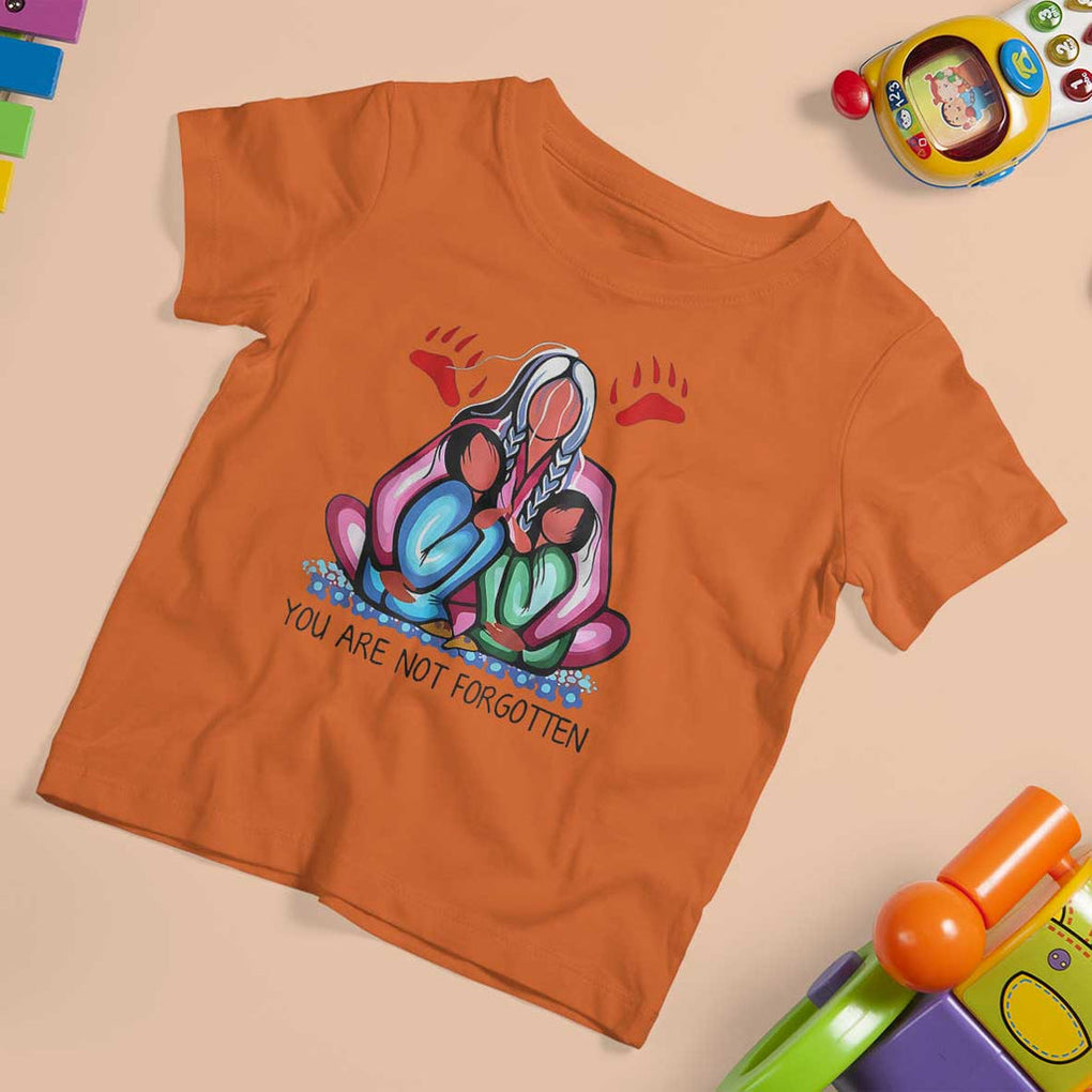 Orange Shirt Day T Shirt For Kid You Are Not Forgotten Native American Child TS02 Orange Print Your Wear