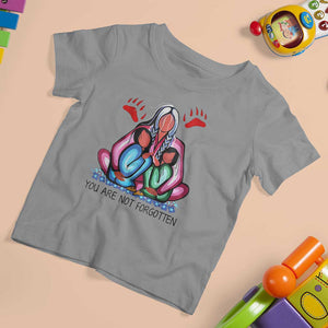 Orange Shirt Day T Shirt For Kid You Are Not Forgotten Native American Child TS02 Sport Gray Print Your Wear